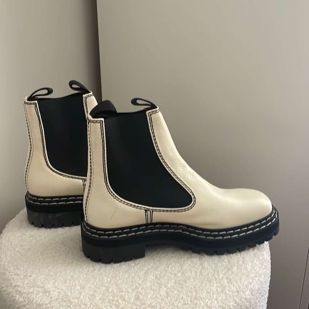 Prozena schouler white boots size 39 never been worn